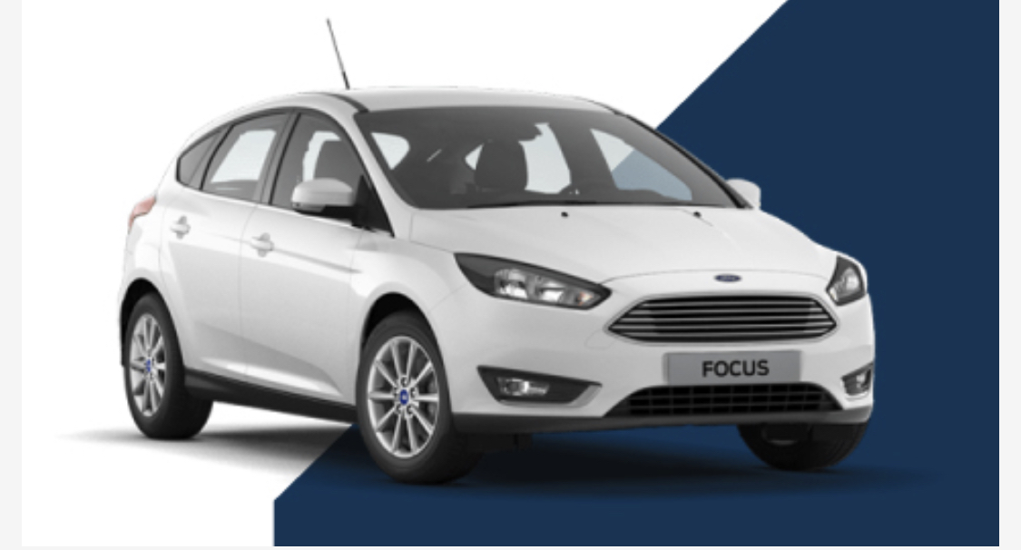 White Ford Focus